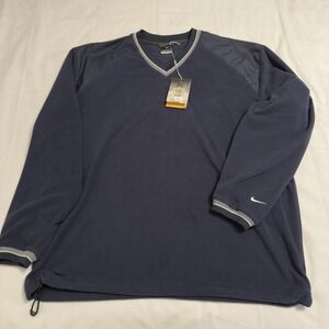 Nike Thermafit Men's Golf Vest Fleece Blue NWT